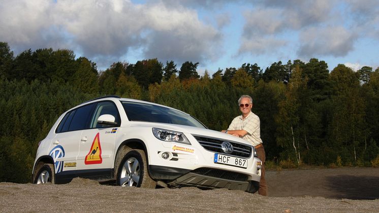 Christer Gerlach kör till Sahara i en Volkswagen Tiguan