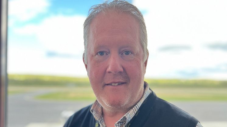 Frank Olofsson, flygplatsdirektör Sundsvall Timrå Airport.