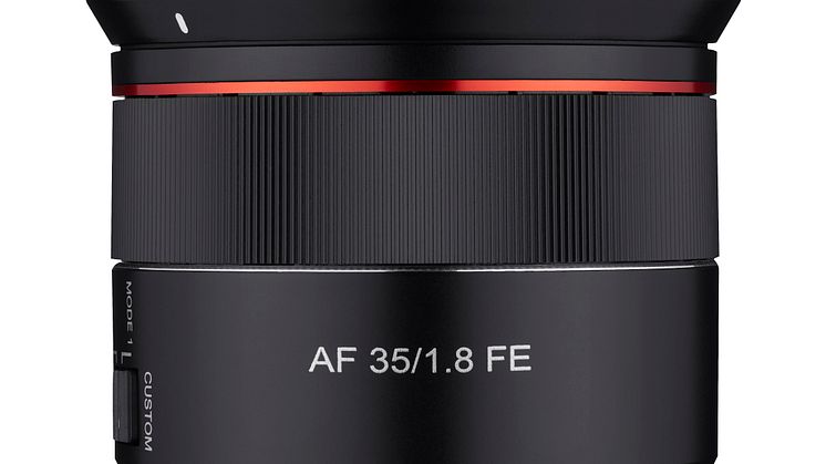 Samyang AF 35mm F1.8 FE Product Image 03  - Front