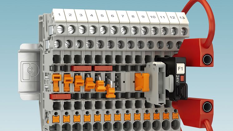 Safely separate signals in one terminal with two connection methods