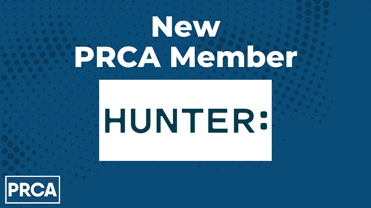 PRCA welcomes HUNTER: London as new corporate member