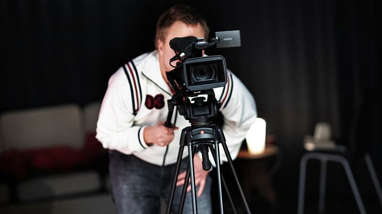 Filminspelning vid en daglig verksamhet i Göteborgs Stad. Fotograf: Lo Birgersson