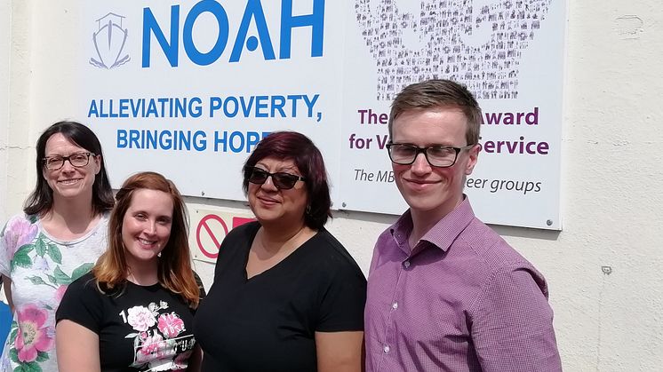 GTR team members swap desks for kitchen counters to help out homeless charity NOAH in Luton