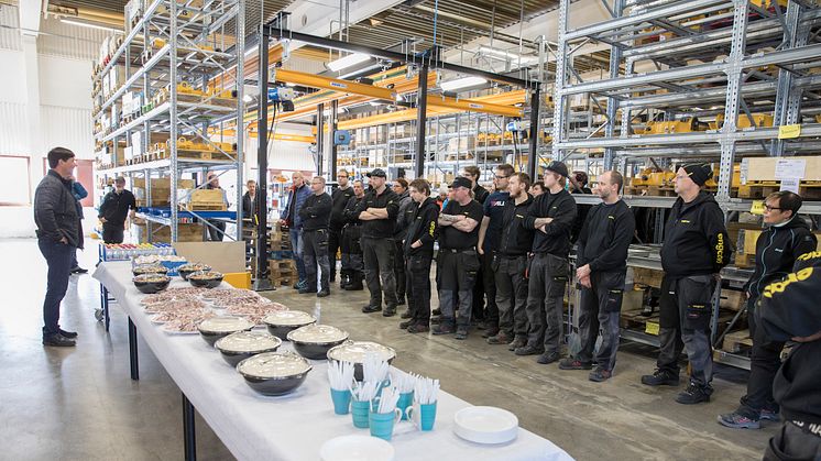 Invigning av Engcons nya fabrik i Strömsund. 