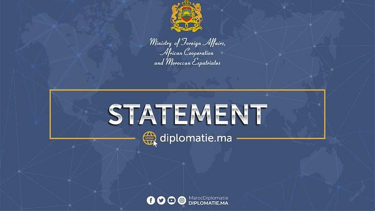 Statement of the kingdom of Morocco on the terrorist attack at Crocus City Hall in Krasnogorsk