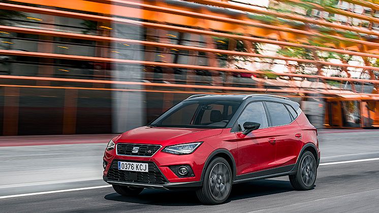 Ny SEAT Arona får 5 stjerner i Euro NCAP testen