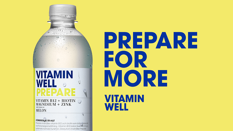 Prepare for more – Vitamin Well lanserar årets smak