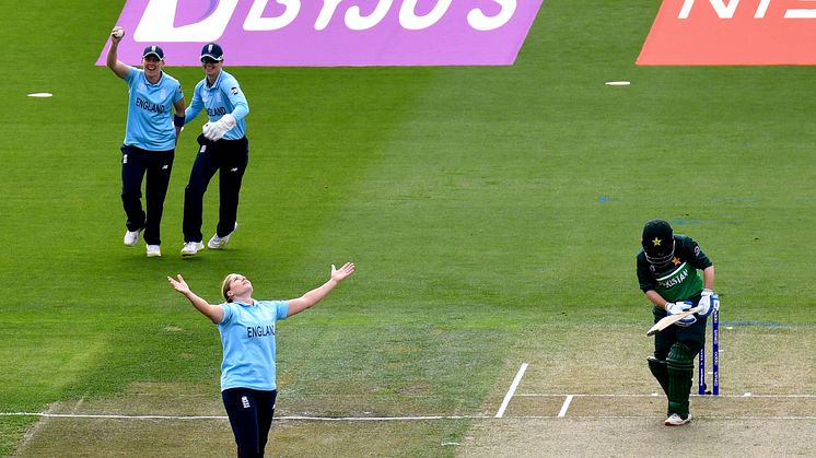 Katherine Brunt took 3-17. Photo: Getty Images/ICC