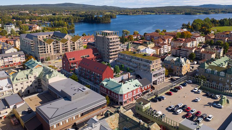 Vy över Dreem arkitekters förslag för kvarteret Brotorget Södra.