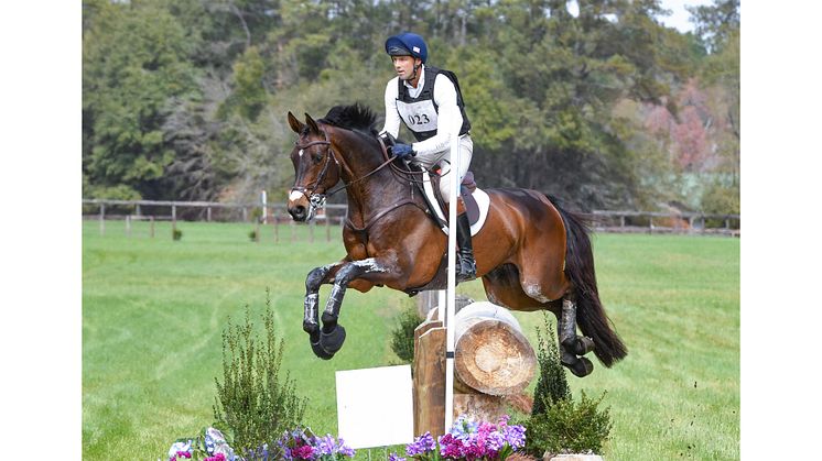 Will Coleman and Chin Tonic, the 2023 Yanmar America CCI4*-S winners (courtesy of Susan Watson/Brant Gamma Photography).