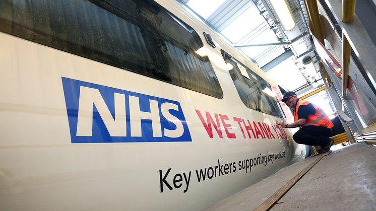 New livery shows appreciation of NHS staff and key workers 