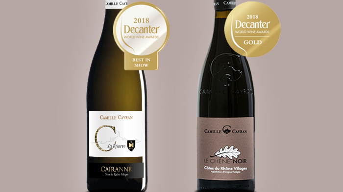 Camille Cayran La Réserve Blanc 2017 & Camille Cayran Le Chêne Noir 2017