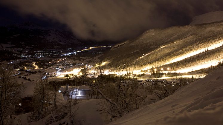 Hemsedal abend blick