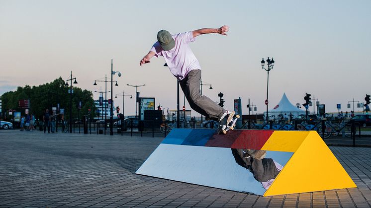 Bon Voyage – Utbyte av skulpturer anpassade för skateboardåkning mellan Malmö och Bordeaux