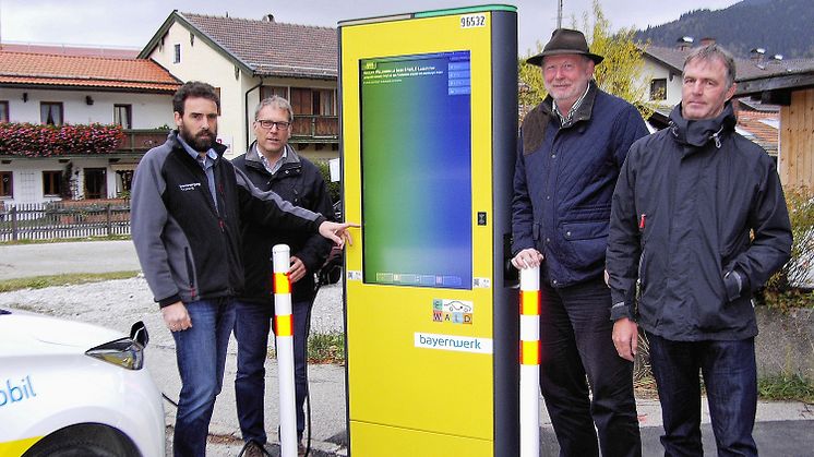 Neue Stromtankstelle in Ruhpolding