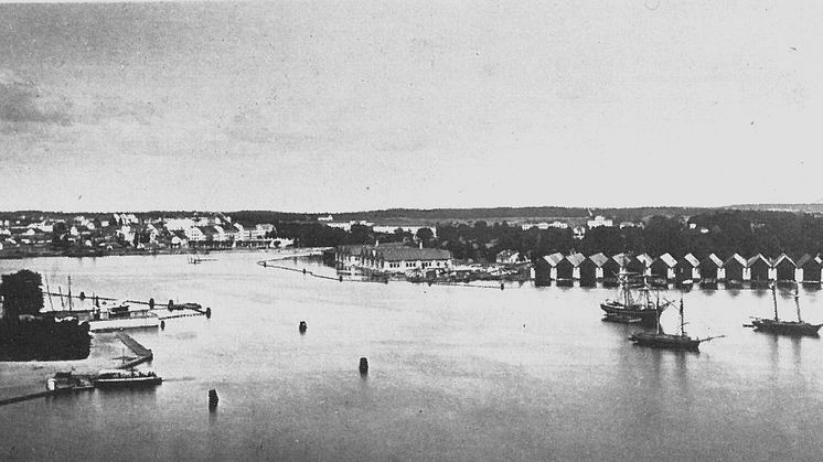 Galärvarvet panorama 1860