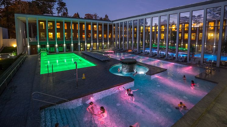 Bestens entspannen lässt es sich in der SaarowTherme in Bad Saarow im Seenland Oder-Spree. Foto: TMB-Fotoarchiv/Yorck Maecke.