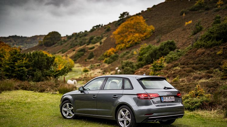 A3 Sportback er med sit sportslige og elegante udtryk en bil, der opfylder de flestes behov