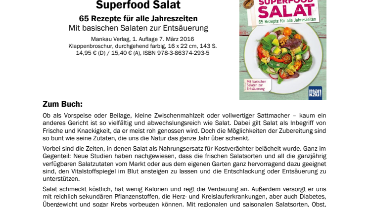 Waschzettel Superfood Salat
