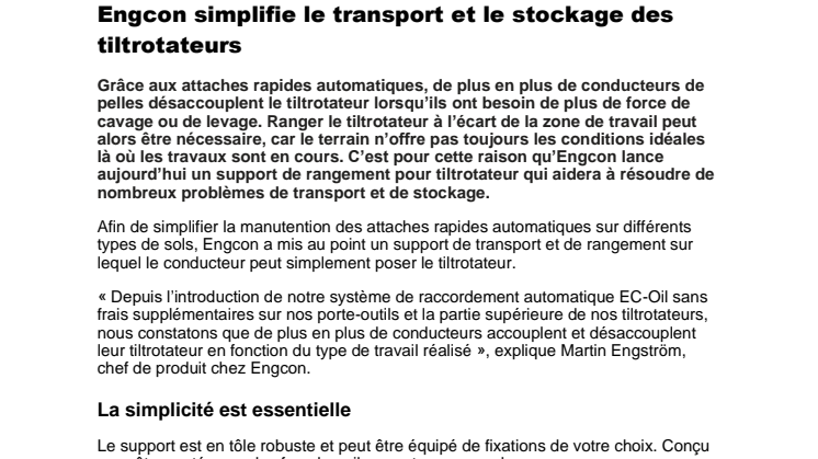 071021_press_Engcon simplifie le transport et le stockage des tiltrotateurs