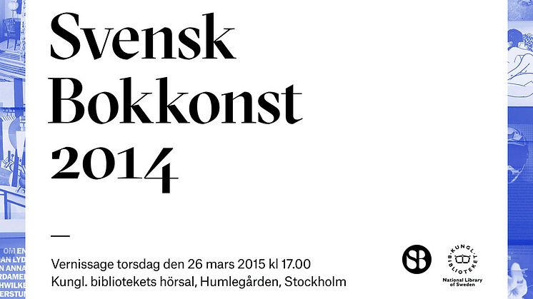 Pressinbjudan: Svensk Bokkonst 2014