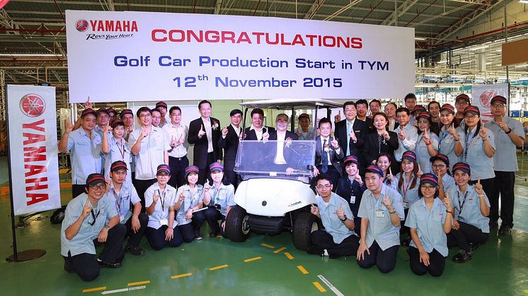 Yamaha Motor Begins Golf Car Production in Thailand — New manufacturing base follows Japan and the U.S.A. —