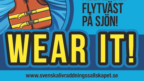 15 - 21 maj 2020 Wear It, Sweden!  Den bästa flytvästen är den du har på dig.