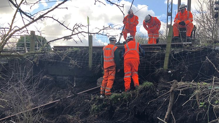 Cheshire landslide: Disruption to London Northwestern Railway services expected on Tuesday