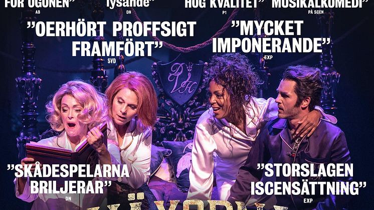 Publiksuccé för "Häxorna i Eastwick" som förlänger på Cirkus i Stockholm!