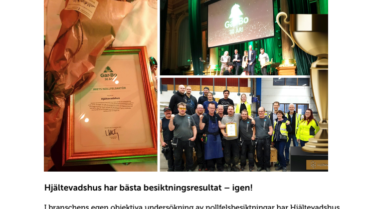 Hjältevadshus har bästa besiktningsresultat - igen!