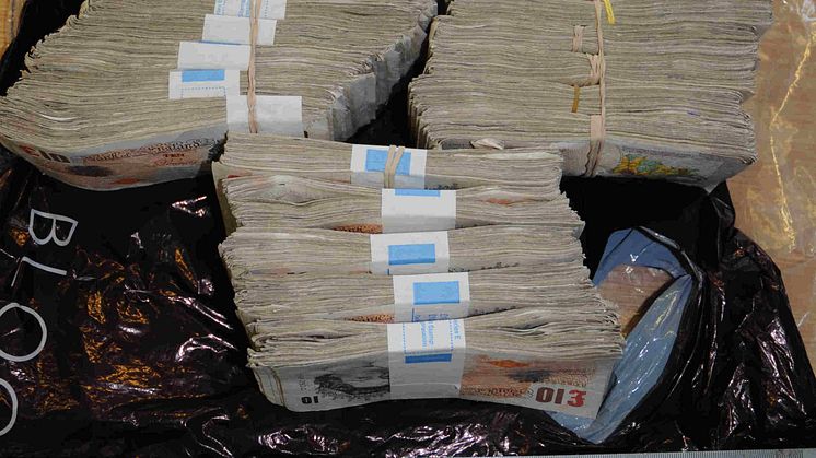 Op Enigma cash seized by HMRC 