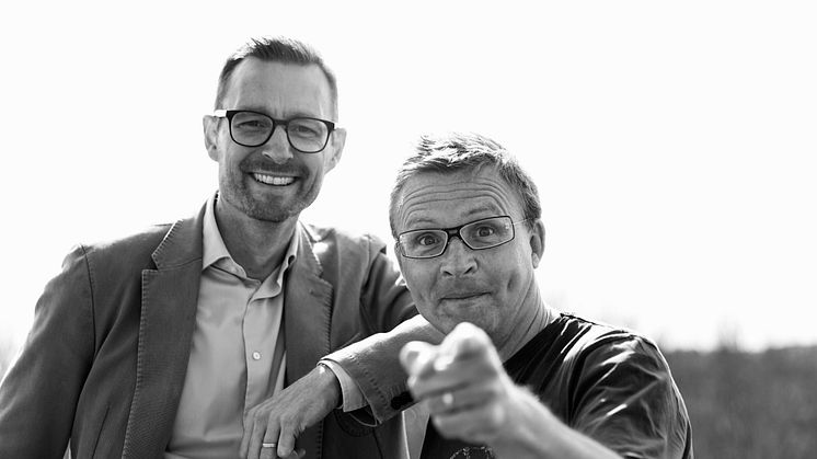 Konteks försäljningschef Claes Andersson och föreläsaren och komikern Jan Bylund bjuder in till medverkan i Kontek Update!