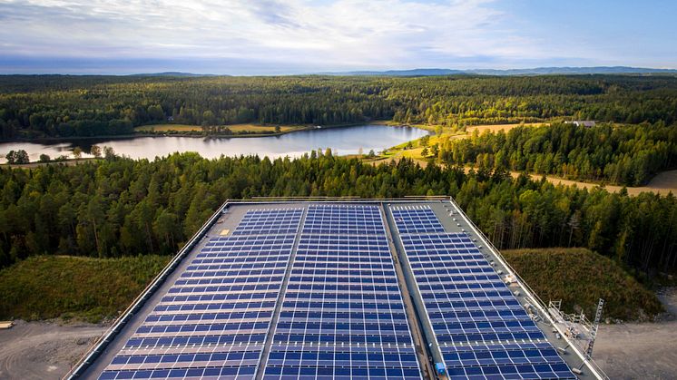 Solceller på næringsbygg