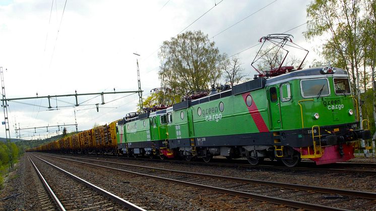 Green Cargo får fortsatt förtroende för rundvirkestransporter åt Ahlstrom-Munksjö