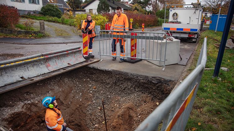 Läckaget från dricksvattenledningarna har minskar till 15 procent. 