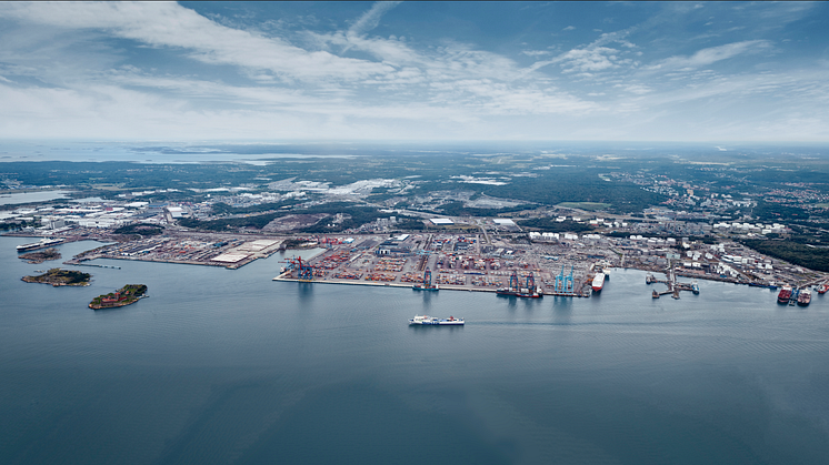 Det är sjunde året i rad som Göteborgs Hamn AB gör en separat hållbarhetsredovisning. Bild: Göteborgs Hamn AB. 