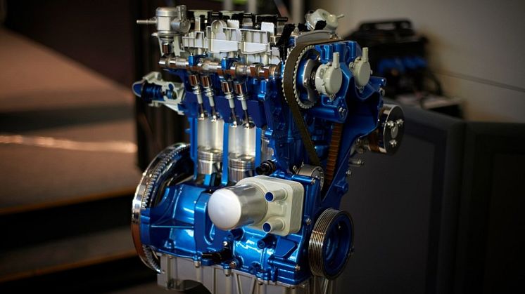 A Ford 1,0 literes EcoBoost erőforrása