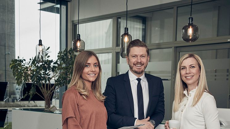 Petra Gunnarsson, Daniel Samuelsson och Anette Årcén