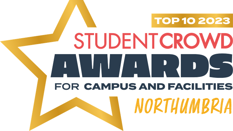 StudentCrowd-awards-2023-9th-campus-and-facilities-Northumbria-University-star-colour
