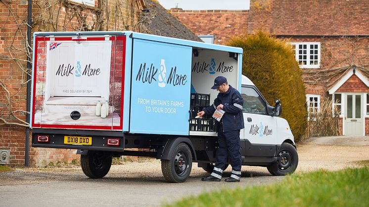 Milk & More electric delivery vehicle