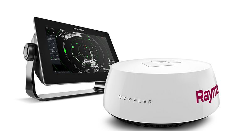 Raymarine's Quantum 2 Doppler radar and Axiom multifunction display