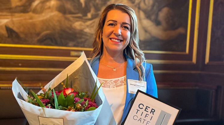 Shengyl Kaplanoska, Store Manager i JYSK Holbæk, var en af de tre vindere til dette års Danish Retail Award.