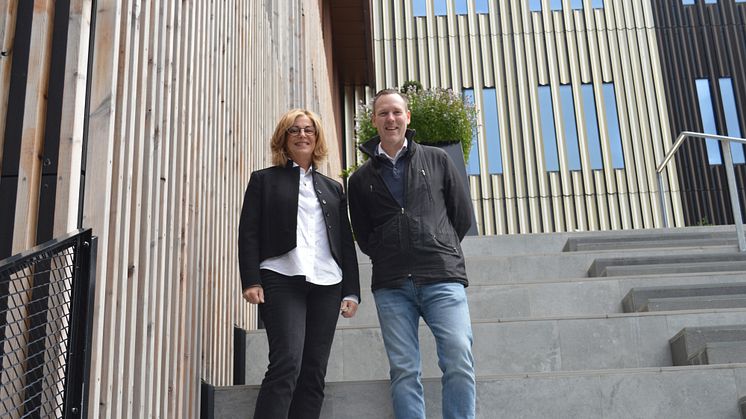 Chief Business development officer Maria Englund och Ceo Anders Millerhovf
