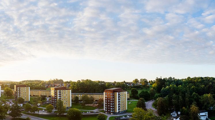 Vy över Hulta. Fotograf Tomas Eriksson.