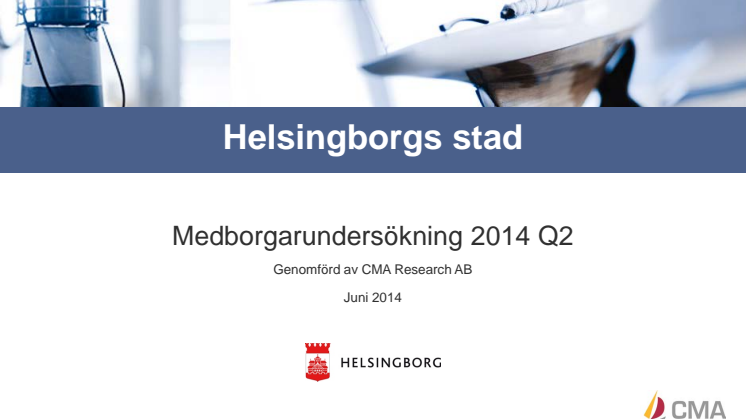 Rapport Helsingborgs stads medborgarpanel