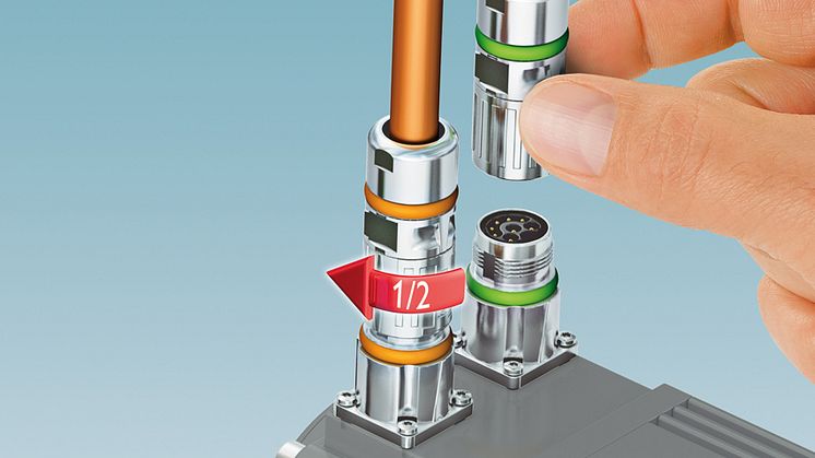 M17 Plug Connectors in Miniature Format for Power Ratings up to 630 Volt 