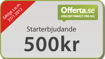 Offerta bjuder nya medlemmar på kundförfrågningar för 500 kr