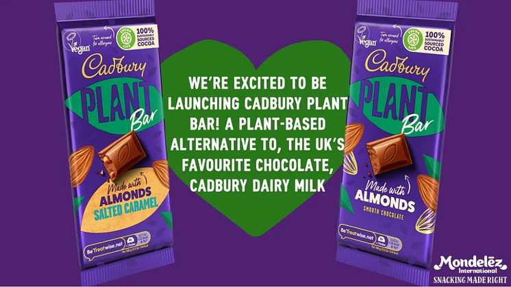 Mondelēz International to launch Vegan Cadbury bar in the UK and Ireland