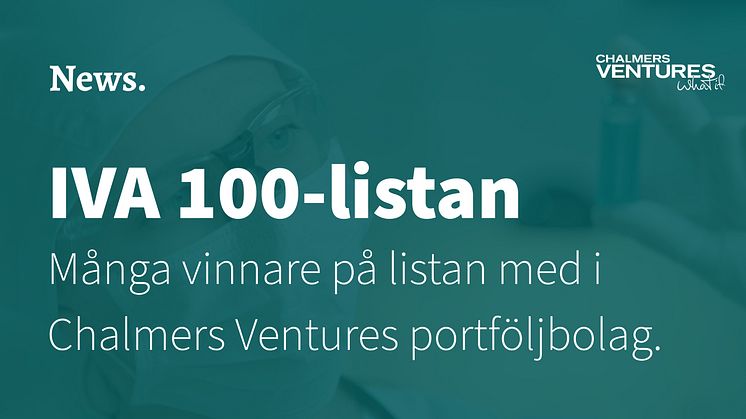 IVA 100-listan Chalmers Ventures