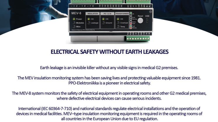 MEV-8 Insulation Monitoring System / Brochure